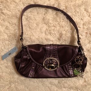 Kathy Van Zeeland Small Purple Purse NWT